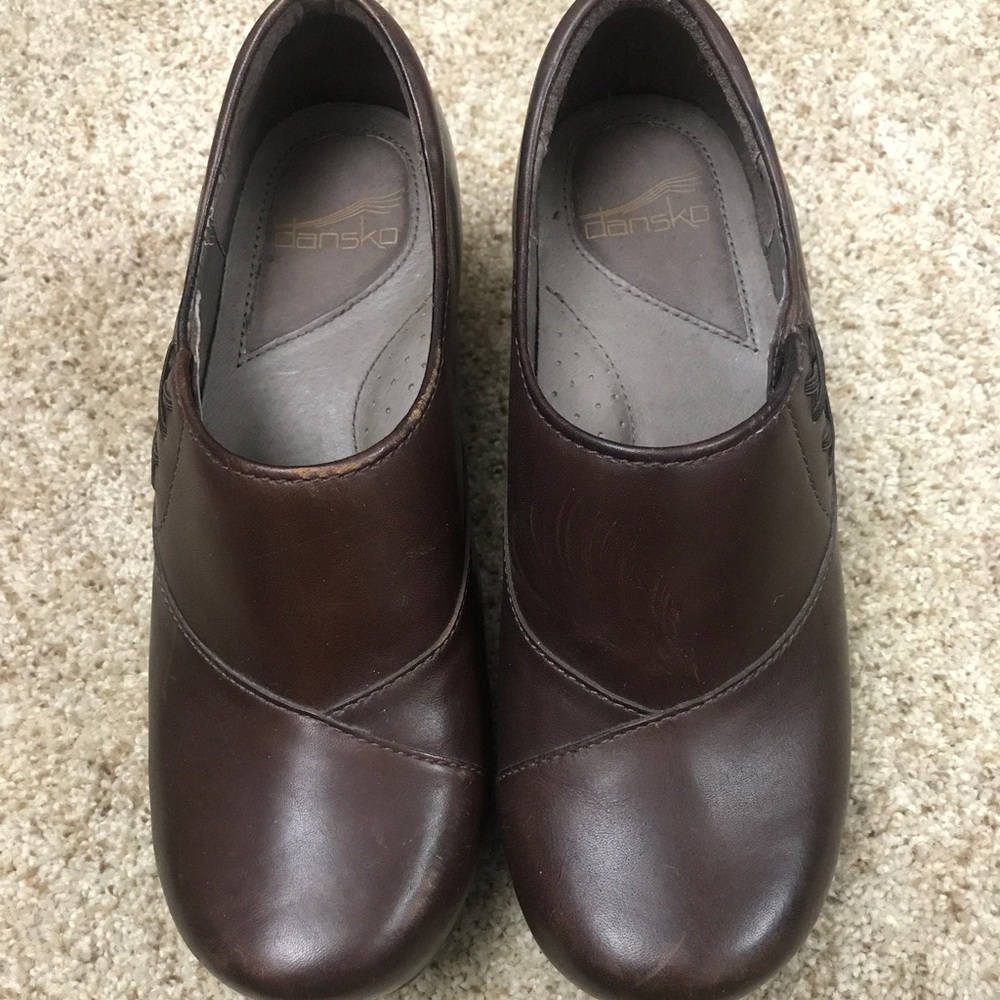 Dansko. Worn once. Very clean shoes.